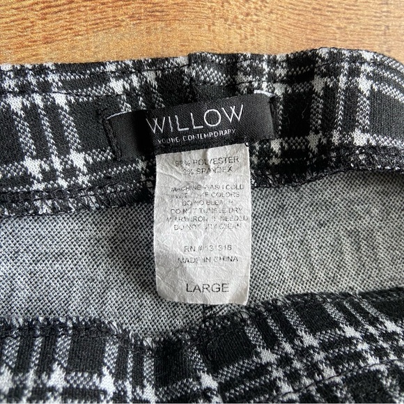 Plaid Front Split Pant L - Picture 5 of 5